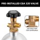 thumbnail image 2 of Tanque de CO2 TMCRAFT 2,3 kg Válvula CGA‑320 (Vacío), 2 of 7