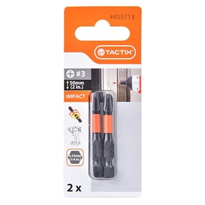 Display De Puntas De Impacto 2 Piezas Tactix Ph3 X 50 Mm