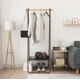 thumbnail image 3 of Perchero Organizador De Ropa Metal 158x40x53 Cm Con Repisa Negro, 3 of 5