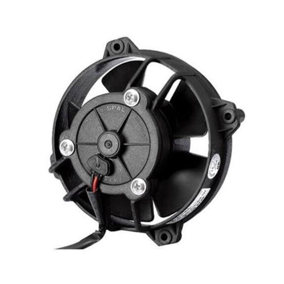 Ventilador Spal 10 cm de aspas tipo pala, configuración de succión, 12 V