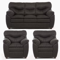 Muebles Zenith - Living 311 Orion Tela Gris Oscuro