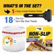 thumbnail image 4 of Tiras antideslizantes para escalones THUNDER GRIP 102x10 cm Transparentes – Pack de 18, 4 of 6