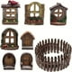 thumbnail image 1 of 8pcs Fairy Garden Accessories, Miniature Fairy Door And Window For Trees Mini Fairy Doors And Windows For Garden Bonsai Terrarium Micro Landscape Decoration Fairy Garden Miniatures, 1 of 2
