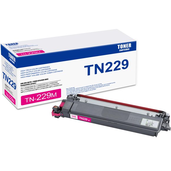 Cartucho de tóner IGUGNIK TN229 Magenta de alto rendimiento