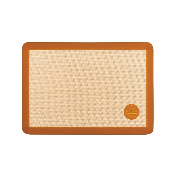 Alfombrilla para hornear Mrs. Anderson's de silicona antiadherente, resistente al calor, 249 °C