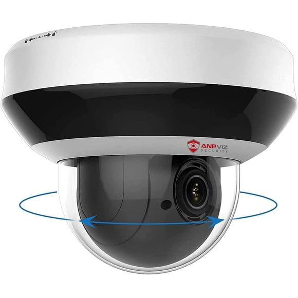 Cámara IP PTZ Anpviz PoE de 4 MP con zoom óptico de 4X H.265+