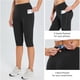 thumbnail image 2 of Baleaf Capri Leggings para Mujer con Bolsillos, Largo hasta la Rodilla, para Gimnasio, 2 of 3