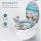 thumbnail image 4 of Asiento de inodoro Sanilo alargado de madera con cierre suave, 4 of 7