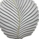 thumbnail image 4 of Figura Adorno De Hoja Blanca Decorativa En Resina Moderna M, 4 of 7