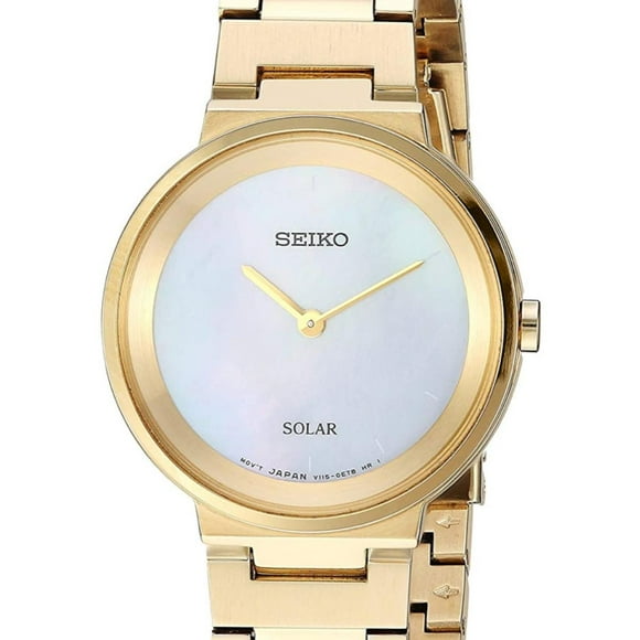 Reloj Seiko Mujer Solar Dorado SUP386 dorado 27MM
