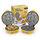 thumbnail image 1 of Maquina De Waffles Combo 2 Unidades  Mini Infantil Electrica Para Hacer Mini Tortas Y Masas Con Figuras Divertidas Superficie Teflon De Facil Limpieza Cocina En Familia FIGOIMPORT, 1 of 7