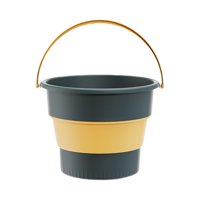 Magideal - Cubo Plegable, Cubo Para Lavado De Autos Con Asa, Cesta Práctica Fácil De Limpiar, Cesta Para La Colada, Cubo Plegable Para Fregona Para Limpiar La Azul