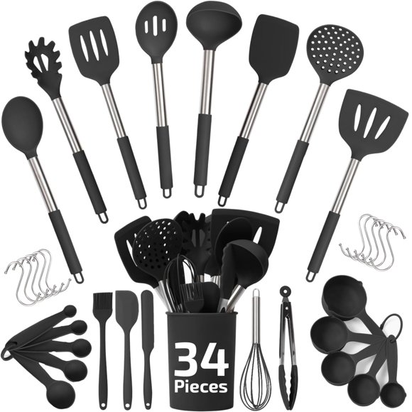 Set de Utensilios de Cocina Culinary Couture 34 piezas resistente al calor