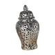 thumbnail image 3 of Tarro De Jengibre De Porcelana Con Tapa, Jarrón De Cerámica Para Centro De Mesa De Fiesta, Hogar, Plata, 3 of 3