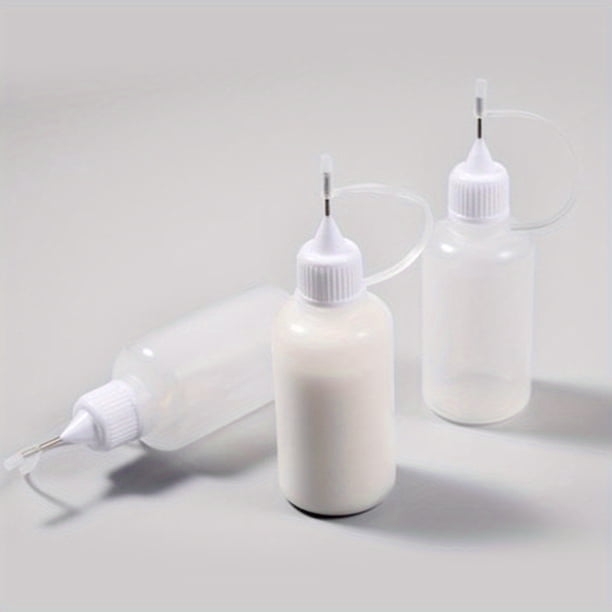 1pc /3pcs 30ML Handmade Glue Applicator Reuse Needle Squeeze Bottle For Paper Quilling DIY Scrapbooking Paper Craft Tools