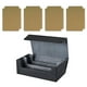 thumbnail image 5 of Caja De Baraja De Cartas Coleccionables, Juguete De Tarjeta De Recolección Fuerte, Estuche Para Tarjetas Deportivas De Cuero PU, Negro, Gris Y Caqui, 5 of 5