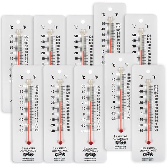 Termómetro LEARNING ADVANTAGE, conjunto de 10 de doble escala