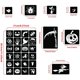 thumbnail image 4 of Kit de Plantillas para Tatuajes de Brillo de Halloween XMASIR - 45 piezas, 4 of 7