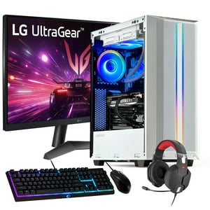Hyperpc.Cl - Pc Gamer Blanco + Monitor 24 + Perif: Amd Ryzen 5 5600Xt 32Gb 2Tb Rtx 4060 Wifi
