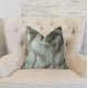 thumbnail image 2 of Cojín decorativo hecho a mano Plutus Brands Tibet Fox, marfil beige, 2 of 2