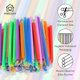 thumbnail image 4 of Pajitas desechables para batidos Homelance, 700 unidades, colores surtidos, 4 of 6
