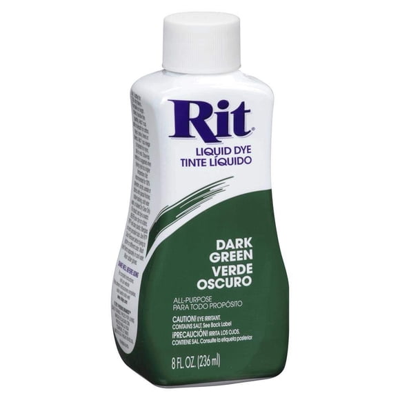 Tinte líquido multiusos Dye Rit, color verde, 236 ml, para algodón y lino