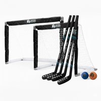 Set De Hockey Premier Sports Kids Con 4 Palos, 2 Minigoles Y Pelotas