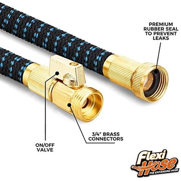 Manguera Expandible Flexi Hose 15 m 3/4 Latón 8 Funciones