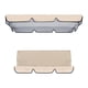 thumbnail image 1 of Juego de cubierta de repuesto para columpio de patio al aire libre, para días lluviosos, sol intenso, funda de asiento, 59 x 19,6 x 4 pulgadas, imperm Beige, 1 of 1