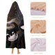 thumbnail image 4 of Puertas de Figuras Manta Capa con Capucha Anti-Bolitas, Manta de Lana Ártica Suave, Manta Portátil de Felpa Ligera y Lujosa, Poncho para Siesta en Casa y Oficina, 100*130cm, 4 of 6