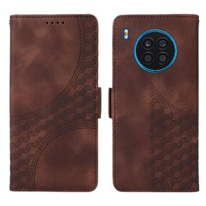 Carcasa Foxdock Huawei Nova 8I De Cuero Pu, Diseño Acolchado Clásico, Protección Contra Caídas Y Rayones