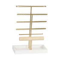 Magideal - Soporte Para Joyería, Soporte Para Joyería, Exhibición De Pendientes Portátil, Estante De Almacenamiento, Soporte Para Pendientes Para Pulseras, Acces