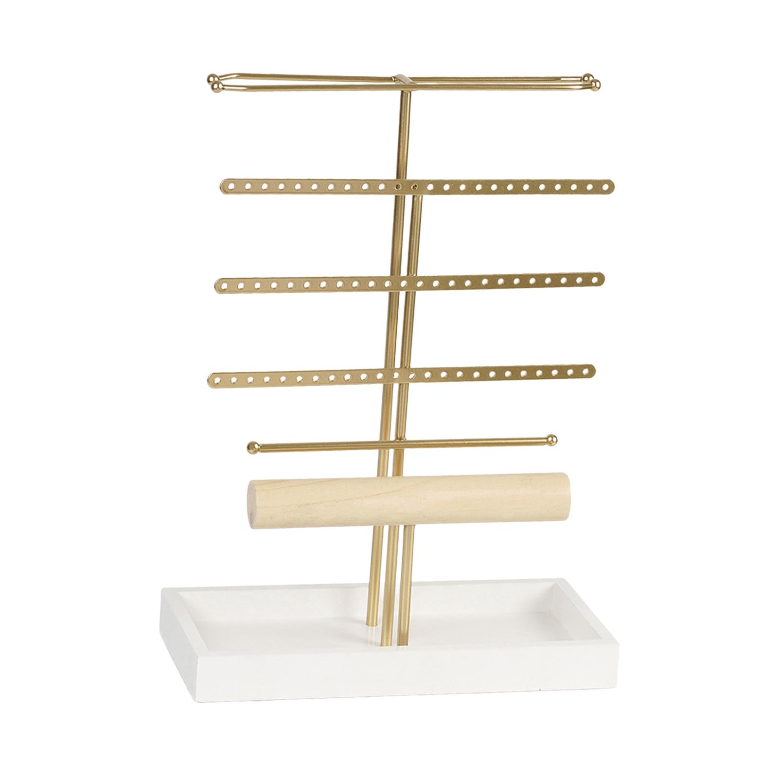 Magideal - Soporte Para Joyería, Soporte Para Joyería, Exhibición De Pendientes Portátil, Estante De Almacenamiento, Soporte Para Pendientes Para Pulseras, Acces