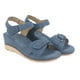 thumbnail image 5 of Sandalia Chalada Mujer Flick-1 Azul Plataforma, 5 of 6
