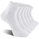 thumbnail image 1 of Pack de 6 calcetines de tobillo CelerSport para hombre, blancos, talla L, 1 of 6