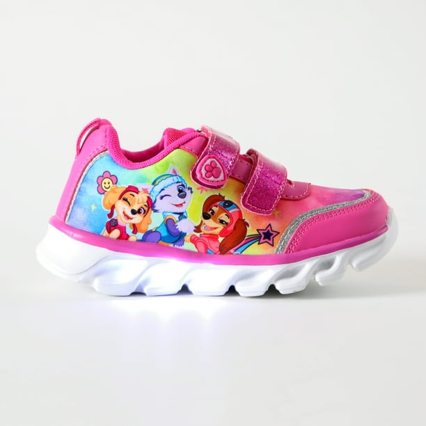 Zapatillas Con Luces Niña 3 Amigos Rosado Paw Patrol