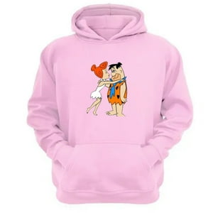 Genérico - Poleron Canguro Los Picapiedras Rosa Talla L Unisex