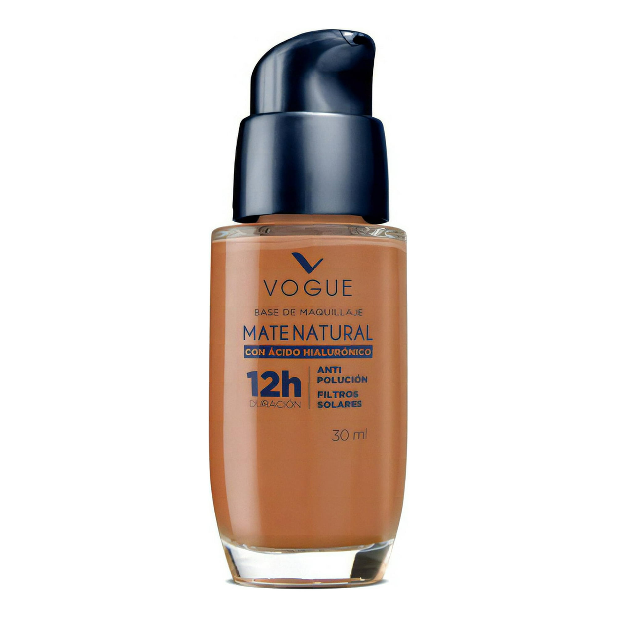 Vogue - Base Mate Natural Con Ácido Hialurónico Canela 30ml