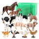 thumbnail image 5 of Los Mini Animales De Granja Figuran El Juguete Encantador Del Rompecabezas De La Colección De Los Plásticos Para Los Ni?os, 5 of 5
