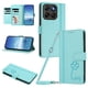 thumbnail image 1 of Funda Cartera Trébol para Motorola Moto G77 con Ranuras Tarjetas y Carga Inalámbrica Verde menta, 1 of 6