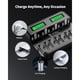thumbnail image 2 of Cargador EBL LCD 8 Bahaas AA AAA C D NiMH USB Tipo C, 2 of 3