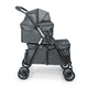thumbnail image 2 of Coche Mascotas DuoPet Doble Gris, 2 of 7