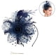 thumbnail image 2 of Sombreros para mujer de los años 50 con velo floral, para cóctel, boda, fiesta de té, iglesia, sombrero Derby, sombrero de copa de malla, accesorios para el cabello del jockey club., 2 of 8