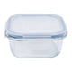 thumbnail image 1 of Contenedor 530ML Vidrio Cuadrado 1 Pieza Transparente, 1 of 2