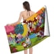 thumbnail image 4 of Taz-Mania Toalla de playa de secado rápido con diseño temático, regalo para mujeres y niñas, ideal para cumpleaños, fans, amantes de la música, uso en la playa o al aire libre, 78 × 180 cm, 4 of 6