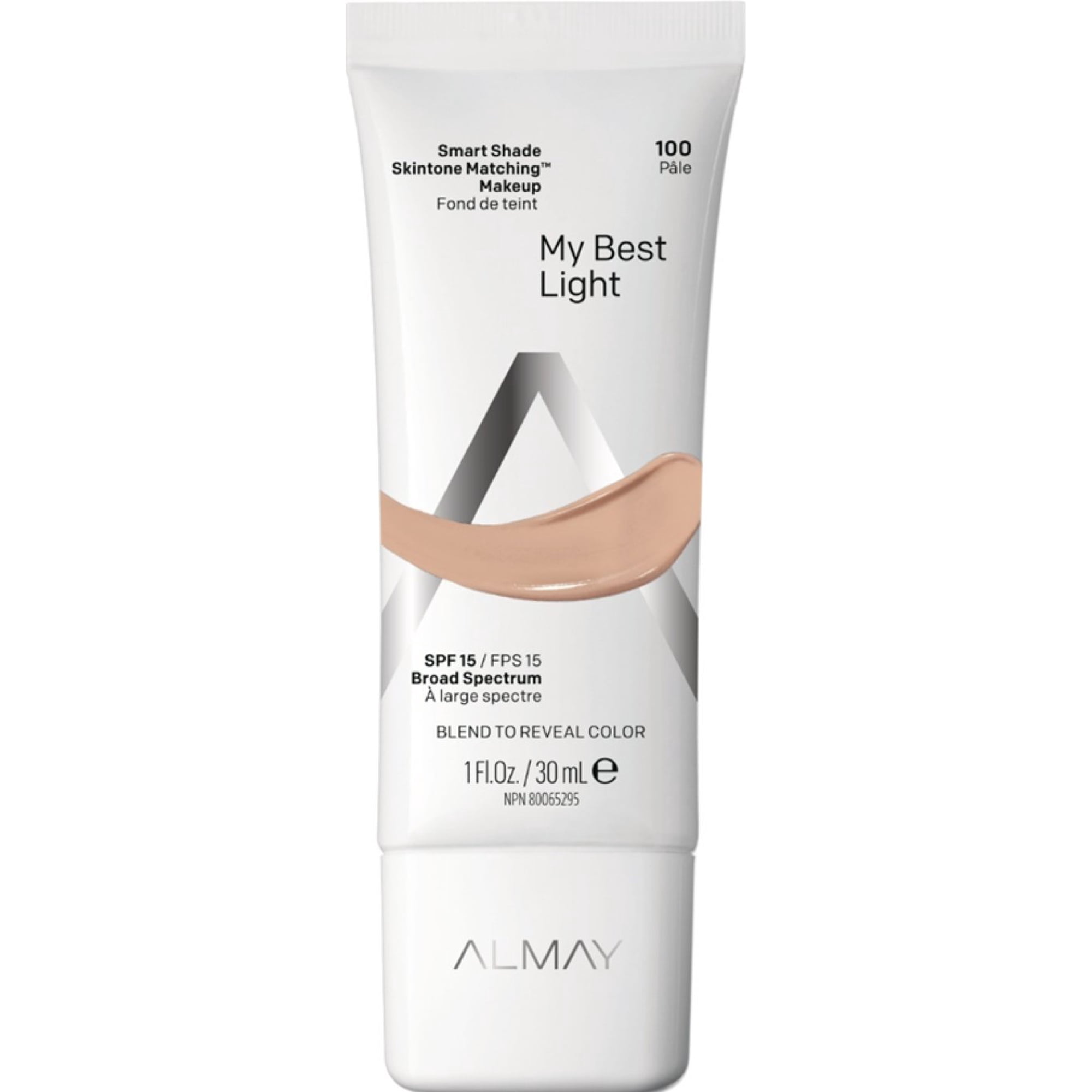 Base Almay Skintone Matching Smart Shade, Spf 15, 30 Ml