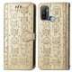 thumbnail image 1 of Funda Cartera FOXDOCK para OPPO A53 2020 , Flip PU con Relieve de Gatos y Perros, Tarjetero y Soporte, 1 of 6