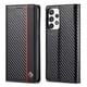 thumbnail image 1 of Premium Leather Wallet Case with Carbon Fiber Pattern for Samsung Galaxy S23 Ultra S22 S21 FE Ultra S20 FE S10 Plus A54 A53 A52 A52s A51, 1 of 3