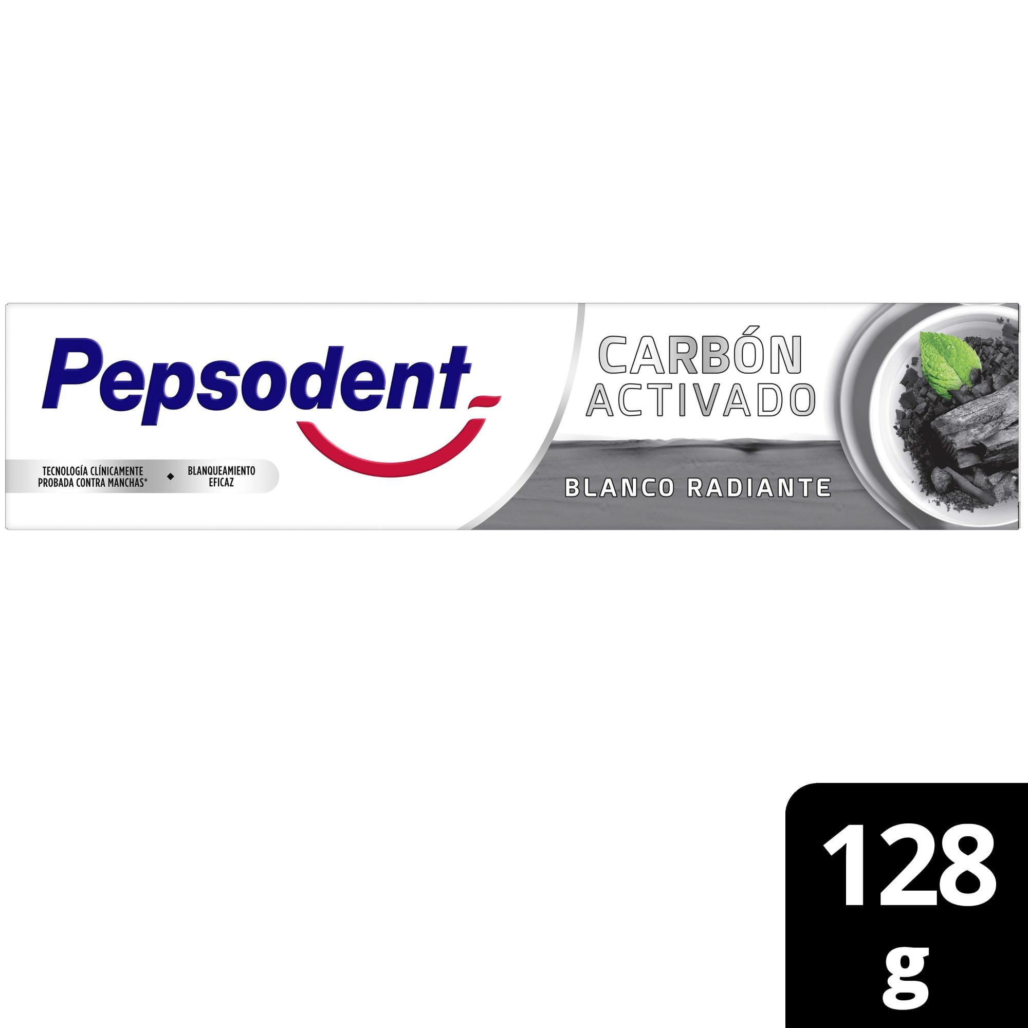 Pasta Dental Carbón Activado 128 g Pepsodent