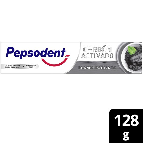 Pasta Dental Pepsodent Carbón Activado, 128 g